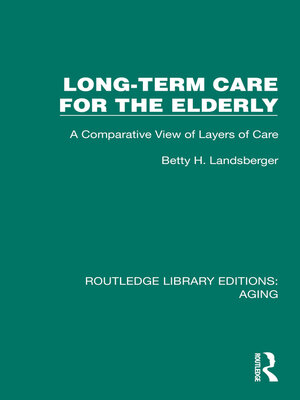 cover image of Long-Term Care for the Elderly